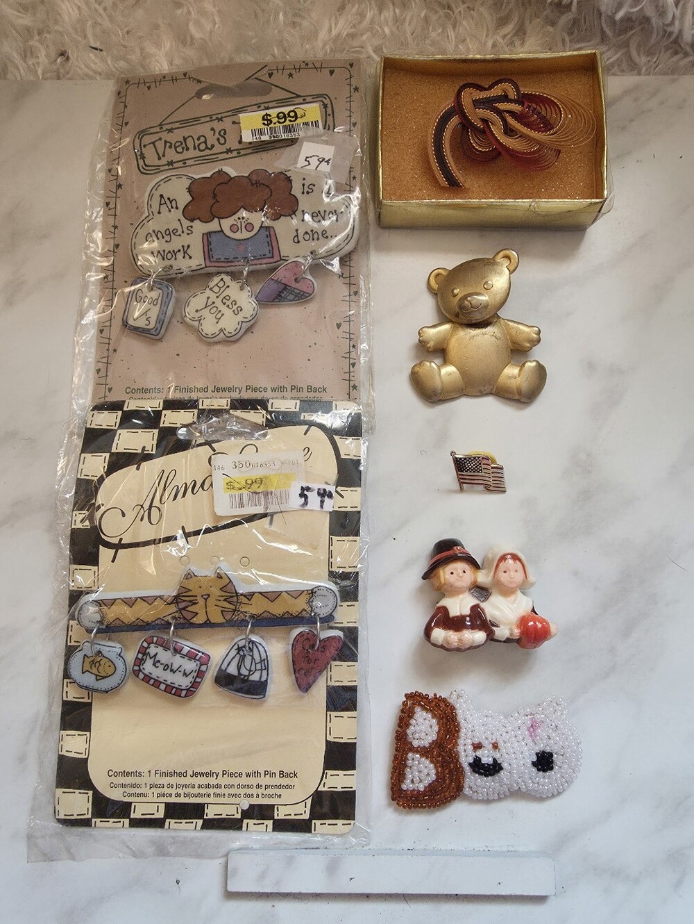 7 Assorted Pins